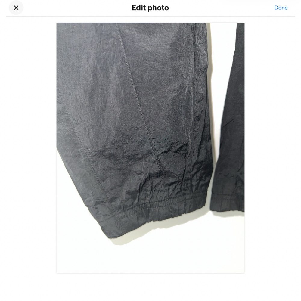 Raw Gear Joggers Workout Nylon Lined  Pants Black  Small Zippered  Pocket NEW - Picture 6 of 7